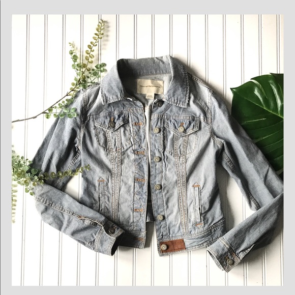 anthropologie jean jacket